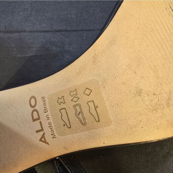 ALDO CHUNKY HEELS OPEN-TOE WOMEN'S DRESS SANDAL - Picture 15 of 16